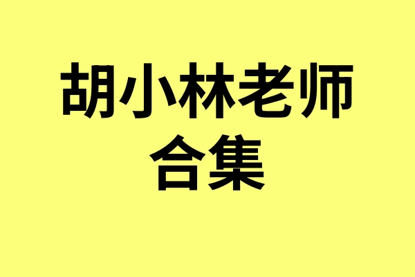 胡小林老师全套资料